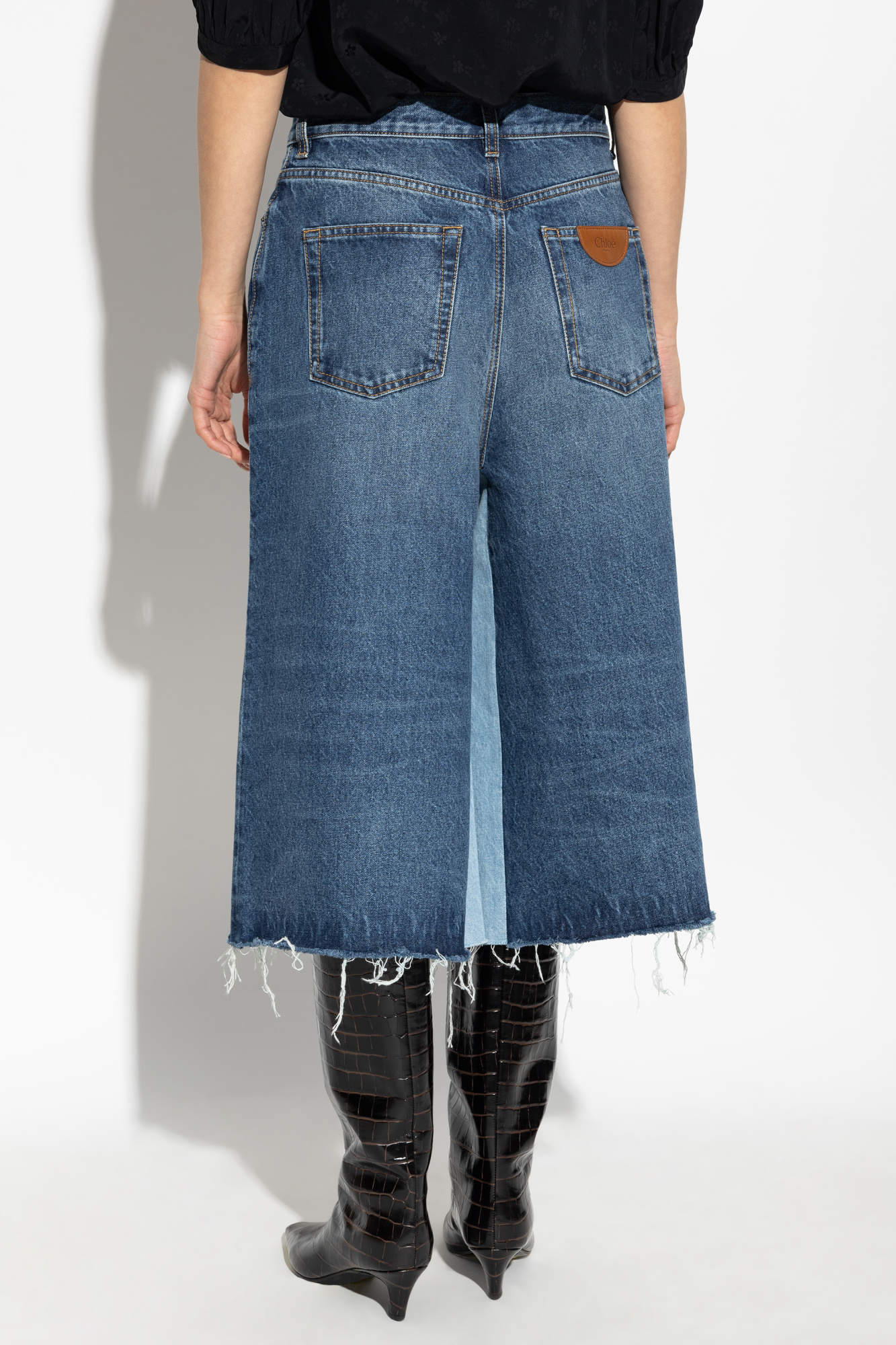 ショートパンツ Chloe SS25 Denim bermuda shorts (CH25SDS02158 476) Blue Denim shorts Chloé - Vitkac Canada